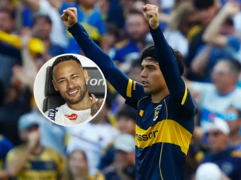 Zeballos explicó por qué festejó "a lo Neymar" su gol ante River