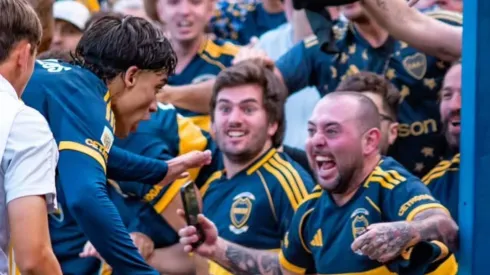 La asombrosa historia del hincha italiano que fue abrazado por Zeballos en el Superclásico.