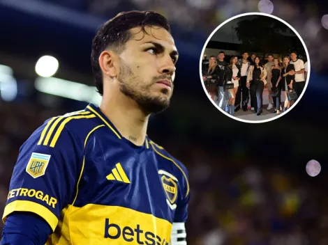 Paredes compartió una cena con tres titulares, un borrado y otro relegado junto a sus parejas