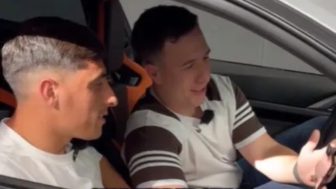 La reacción de Merentiel al golazo que hizo ante Bayern Múnich.