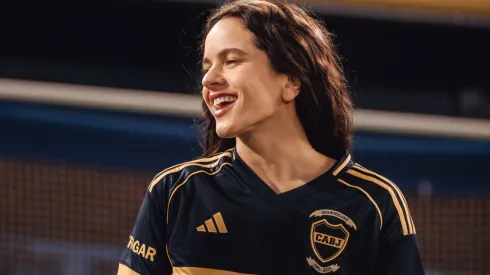 Rosalía visitó La Bombonera.