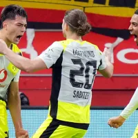 La rompió: Aaron Anselmino tuvo su debut goleador en la victoria del Borussia Dortmund