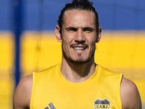 Por qué será "atípico" para Cavani estar en el banco de Boca ante Argentinos Juniors