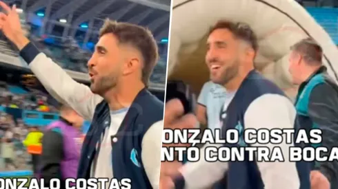 El hijo de Gustavo Costas cantó contra Boca.