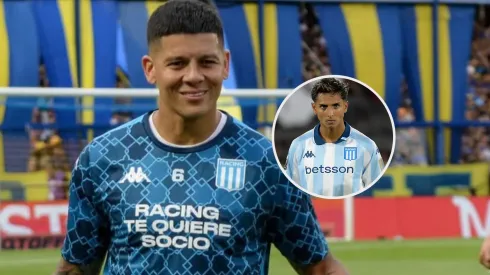 La reacción de Marcos Rojo a la victoria de Racing y a los cantitos de La Bombonera contra Almendra