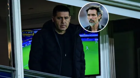 Riquelme marcó su postura con Eduardo Domínguez.