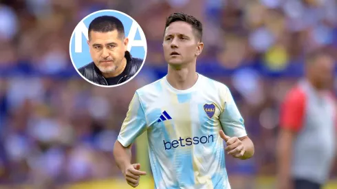 La charla entre Ander Herrera y Riquelme en Boca.