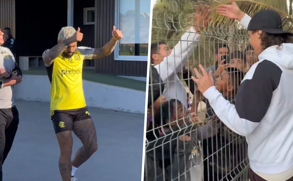 Demuestran humildad: David Luiz y Gabigol comparten con hinchas chilenos en Coquimbo