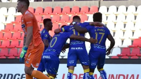 El festejo de los ecuatorianos en Paraguay