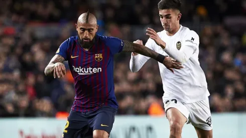 Indescifrable partido de Arturo Vidal contra Valencia.