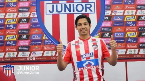 Matías Fernández es presentado en Junior de Barranquilla