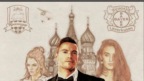 El Leverkusen convierte a Charles Aránguiz en un guapo agente ruso