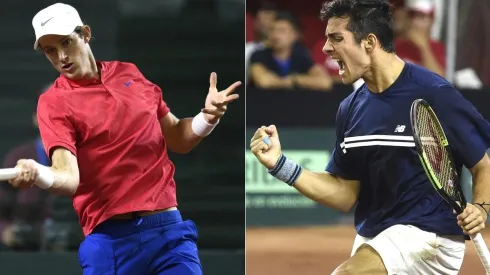 Nicolás Jarry y Christián Garín