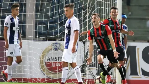 Soto celebra el gol del empate de Palestino