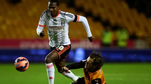 Rodallega durante su paso por el Fulham inglés