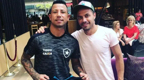 Valencia y Díaz se juntaron en Argentina