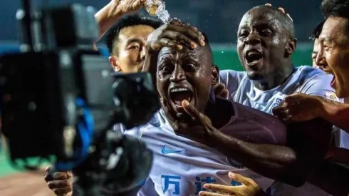 Riascos es un jugador muy extrovertido