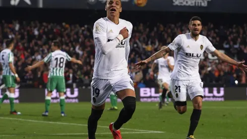 Rodrigo festeja su gol y a la final.