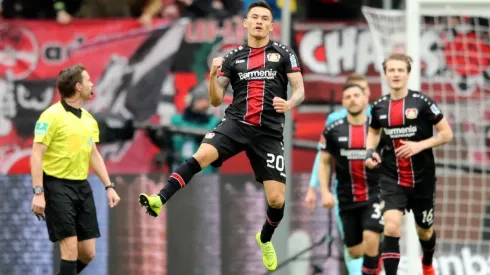 Aránguiz anotó su primer gol en la presente Bundesliga