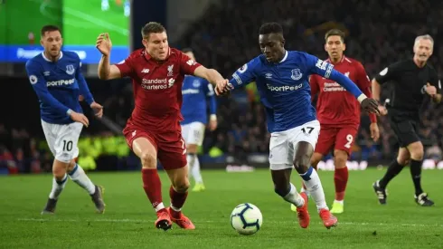 Empate sin goles entre Everton y Liverpool.