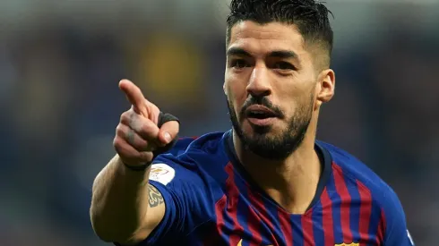 Luis Suárez celebró el triunfo del Ajax sobre el Real Madrid