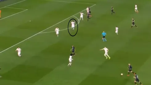 Lukaku jugó perfectos cuatro minutos como defensa