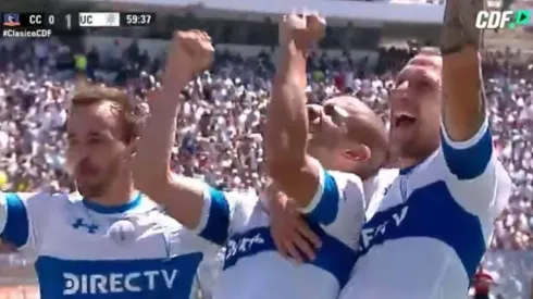 El emocionante festejo de Sáez (centro)