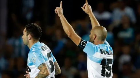 Celebración de Racing