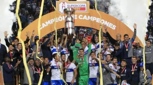Los festejos de la UC tras ganar esta Supercopa