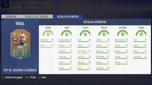 La versión Flashback de Arturo Vidal es una de las mejores de FIFA 19