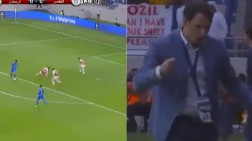 Ronnie Fernández y su gol al Arsenal