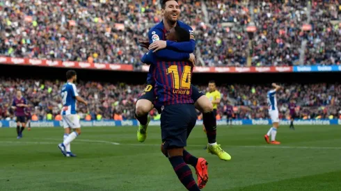 Celebración de Lionel Messi
