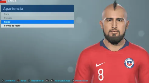 PES 2019: Vidal con cambio de look en la nueva actualización