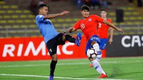 Luis Salas dejó la piel para anotar el empate ante Uruguay en Lima