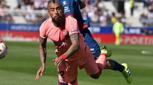 Vidal fue titular ante Huesca