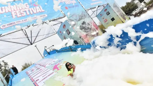 3 mil personas llegaron al Running Festival y gozaron de baños de espuma