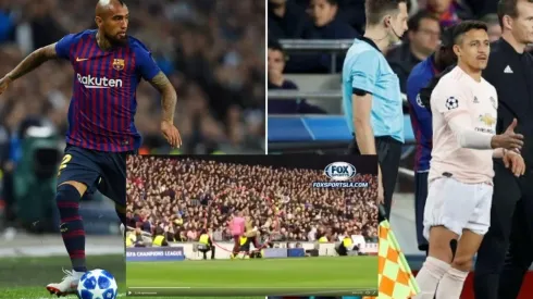 El momento en el que Vidal y Alexis se toparon