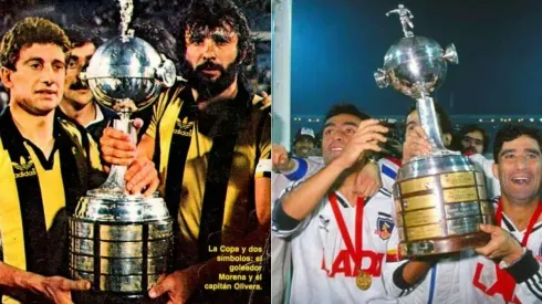 Peñarol y Colo Colo con la Copa Libertadores