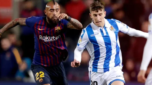 Vidal se gana el corazón de la hinchada azulgrana con su esfuerzo