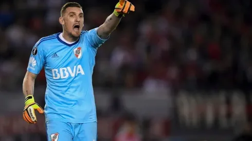 Arquero de River Plate analiza el duelo ante Palestino