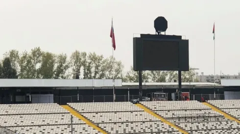 Cada detalle del Monumental que pudiese ser afectado, fue tapado en negro