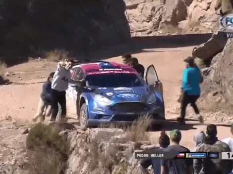 Pedro Heller gana la última etapa en Argentina y lo empujaron a la meta