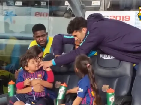 Hijos de Vidal hacen amistad con los compañeros de su papá