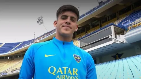 Brandon Cortés, el chileno de Boca Juniors.
