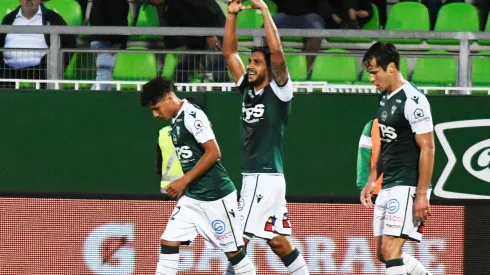 Celebración de gol de Santiago Wanderers