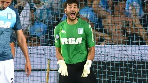 Javier García jugando por Racing