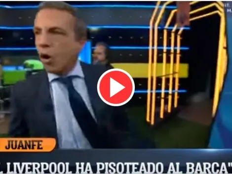 Locura en El Chiringuito tras eliminación del Barcelona