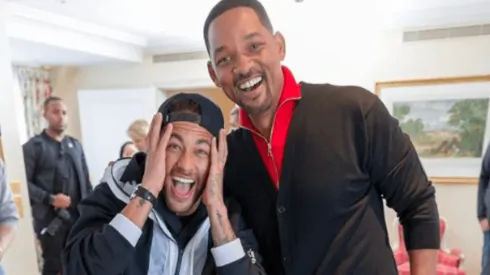 Neymar alucina con la visita de Will Smith a su casa en Francia