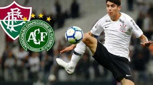 Ángelo Araos jugando por Corinthians