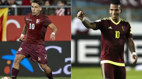 Soteldo y Otero jugando por Venezuela